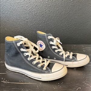 Converse Black Canvas High-Tops